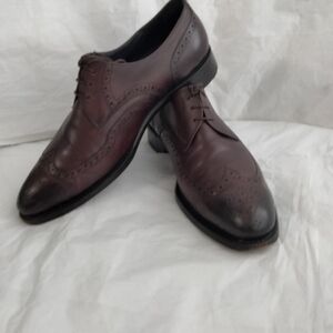 ISAIA Napoli luxury wingtip men's shoes UK 9 us 10